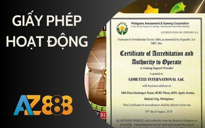 AZ888 được cấp giấy phép và công nhận từ GEO TRUST AZ888 được cấp giấy phép và công nhận từ GEO TRUST